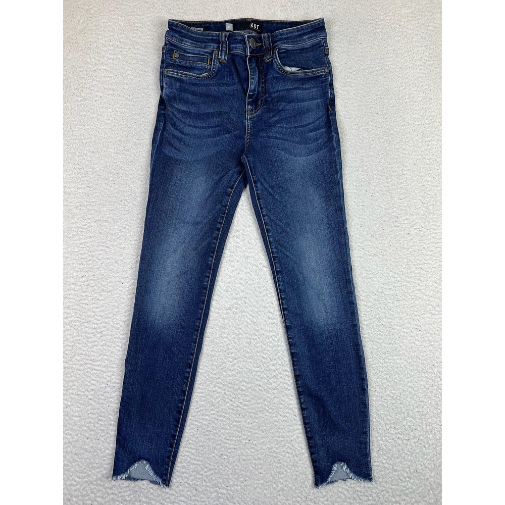 KUTβ From The Kloth Jeans Womens 0 Denim Connie High Rise Ankle Skinny KP0884MA1